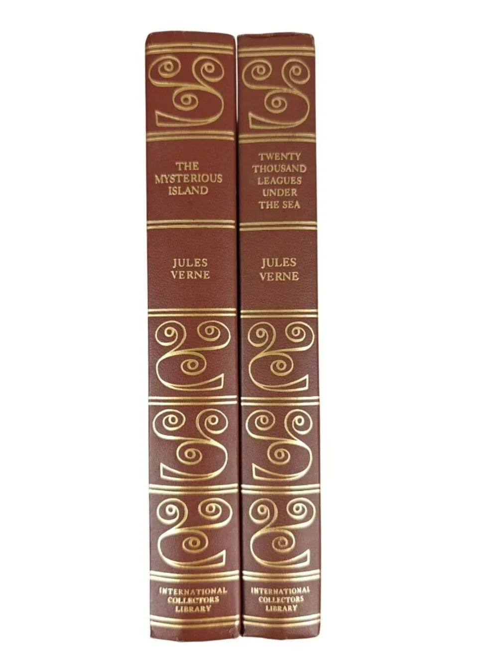Jules Verne The Mysterious Island & 20000 Leagues Intl. Collectors Library HCs